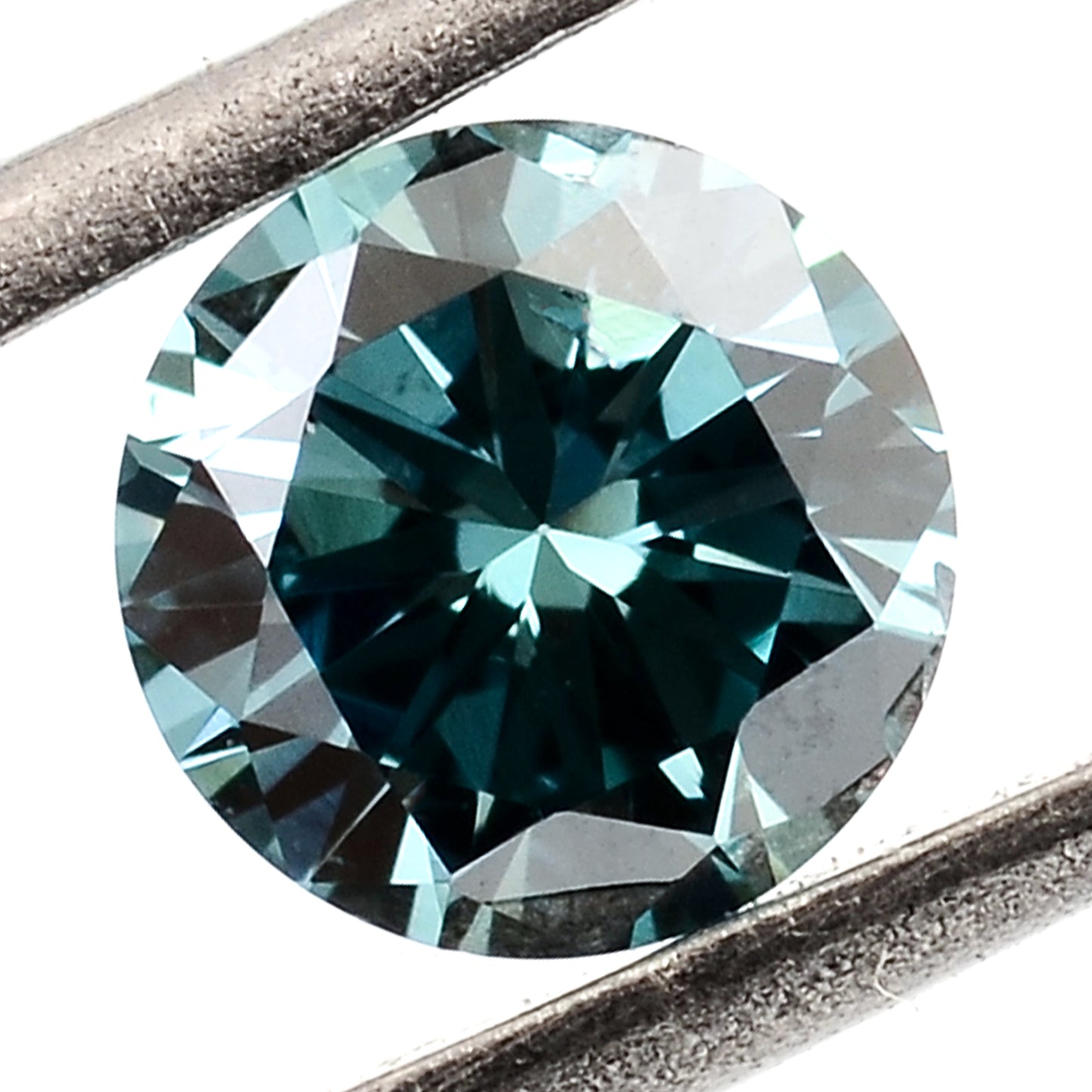 0.65 Blue Diamond Round Loose Gemstone
