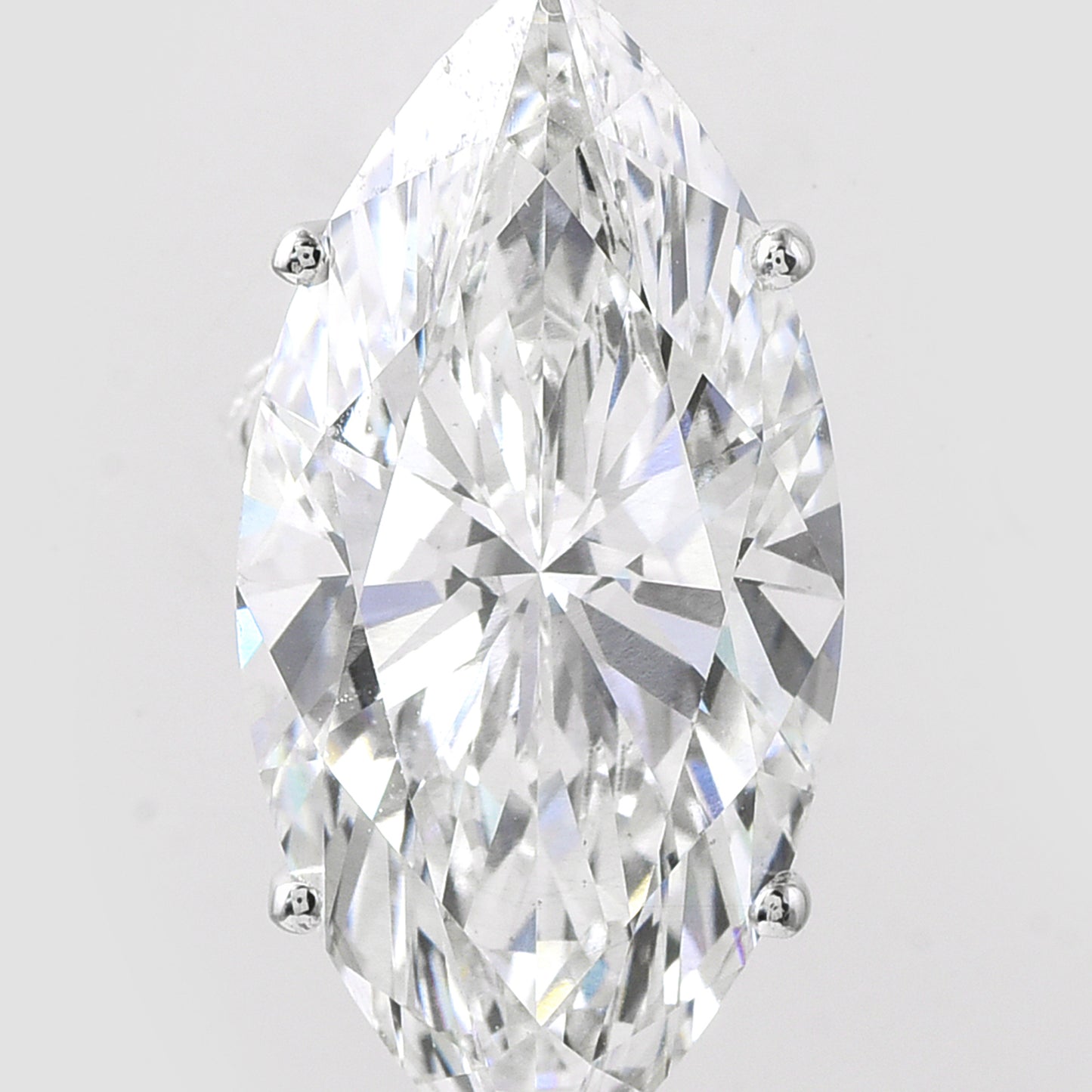 5.71 Ct Marquise Lab Grown Diamond 14K Gold Pendant
