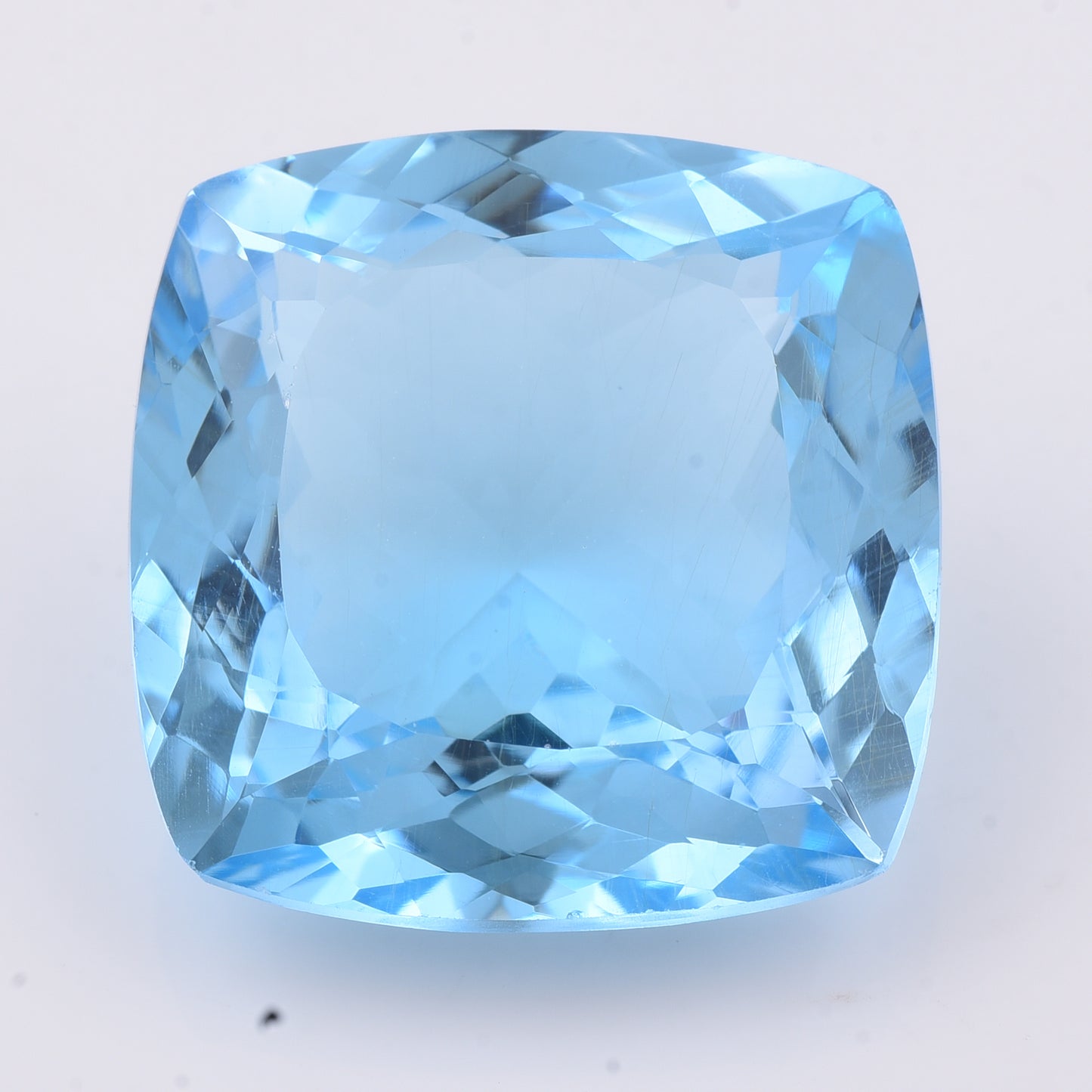 43.38 Natural Topaz Blue Topaz Cushion Mixed Cut Gemstone