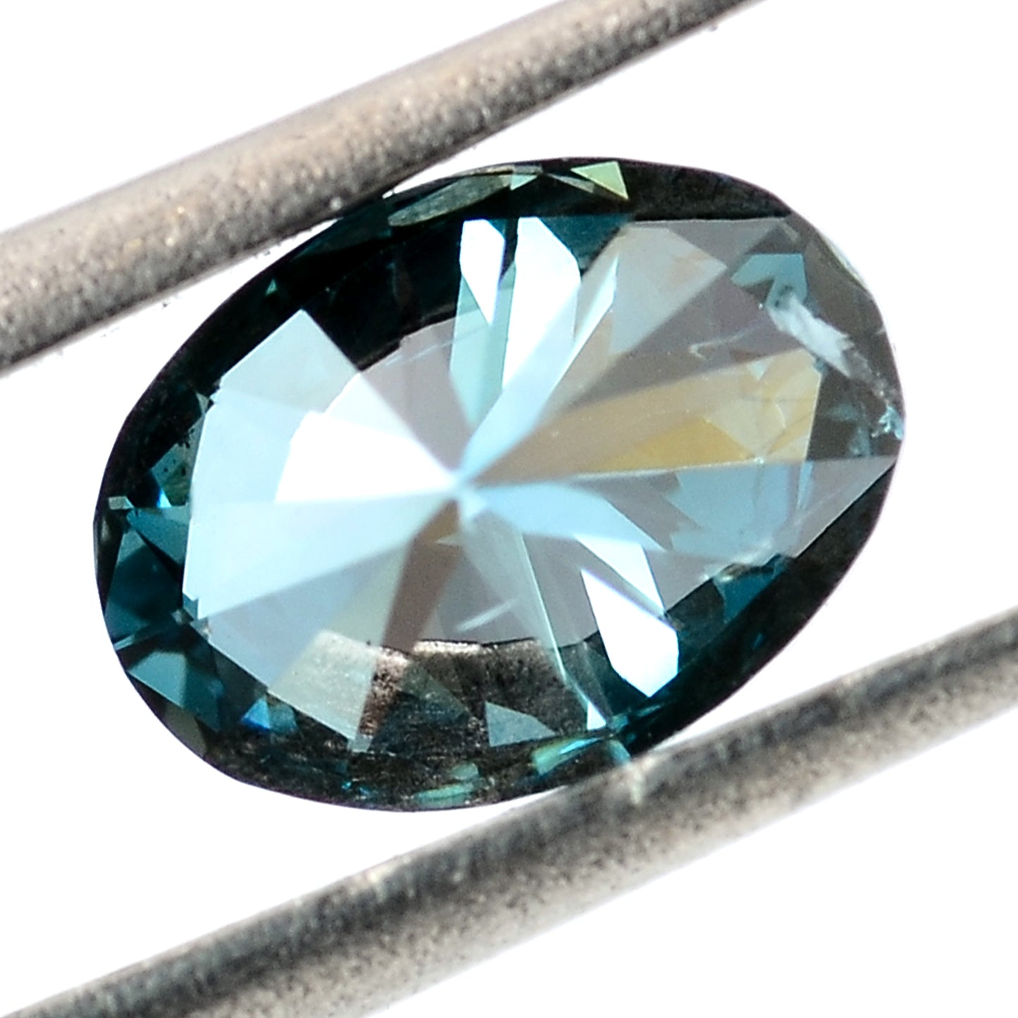 0.37 Carat Blue Diamond Oval Loose Gemstone
