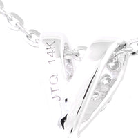 2.98 Carats Lab Grown Diamond 14K Gold Pendant