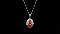 2.51 Carats Pink Lab Grown Diamond 14K Gold Pendant