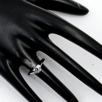 0.00 Ct Plain 925 Sterling Silver Ring