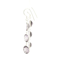10.05 Ct Amethyst 925 Sterling Silver Earrings