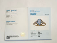 1.25 Ct Oval Natural Aquamarine 14K Gold Ring