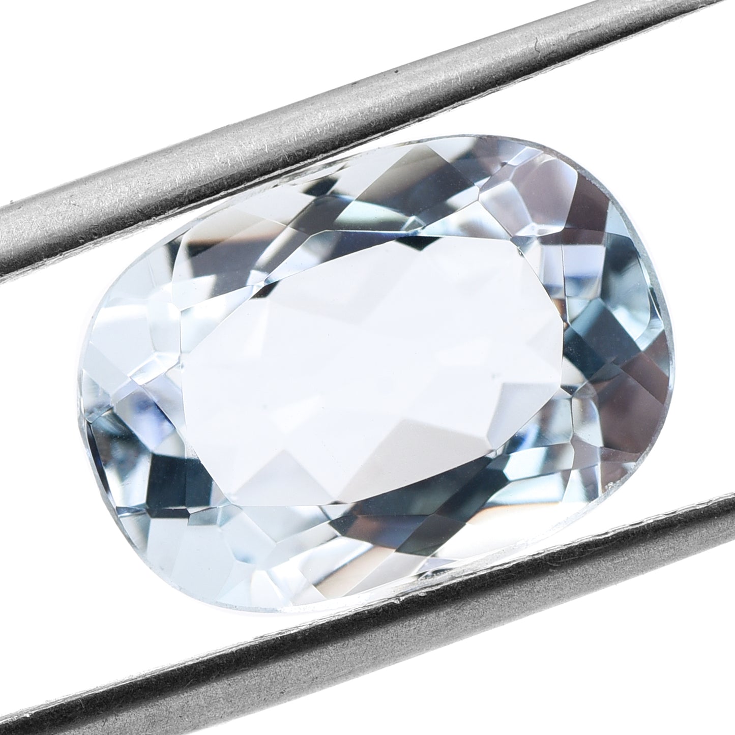 5.64 Natural Beryl Aquamarine Rectangular Cushion Mixed Cut Gemstone