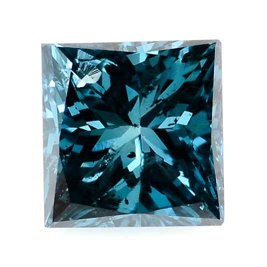 0.29 Blue Diamond Sqaure Loose Gemstone