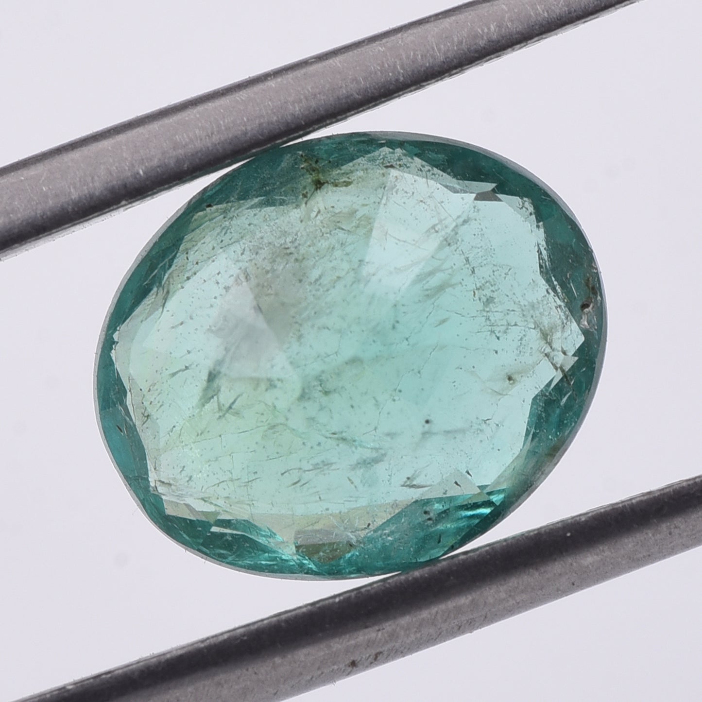 2.8 Natural Beryl Emerald Oval Mixed Cut Gemstone