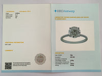 2.05 Carats Lab Grown Diamond 14K Gold Ring