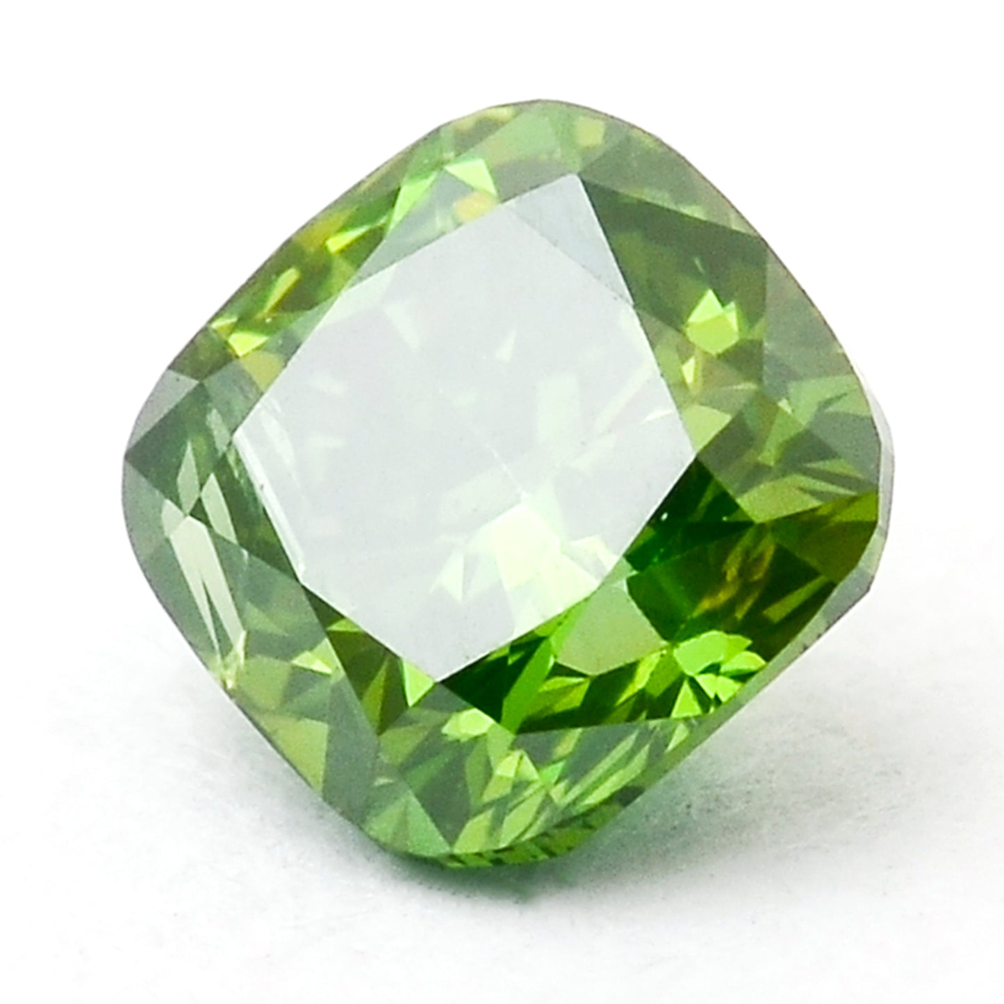 0.33 Green Diamond Cushion Loose Diamond