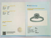 2.31 Carats Lab Grown Diamond 14K Gold Ring