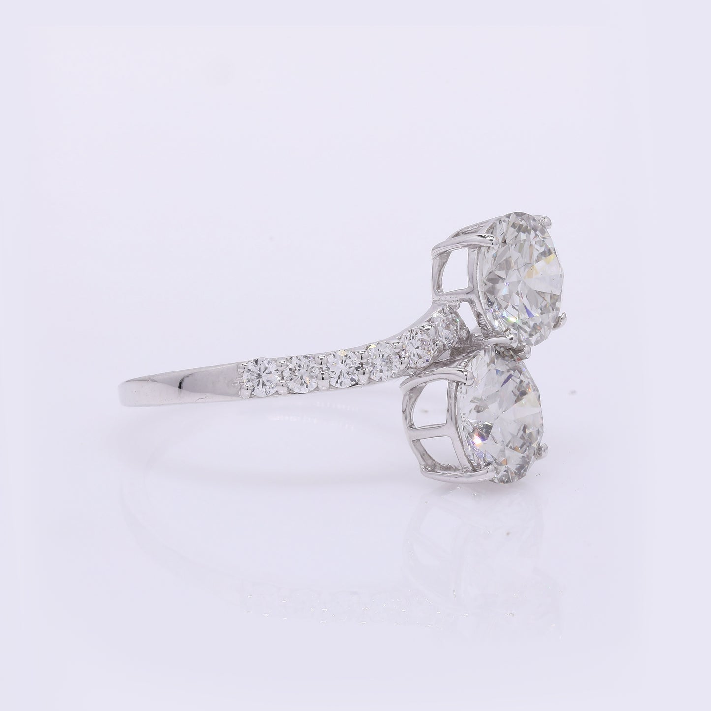 2.40 Carats Lab Grown Diamond 14K Gold Ring