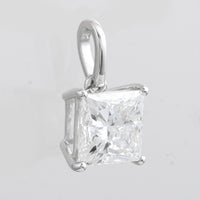 2.07 Carats Lab Grown Diamond 14K Gold Pendant