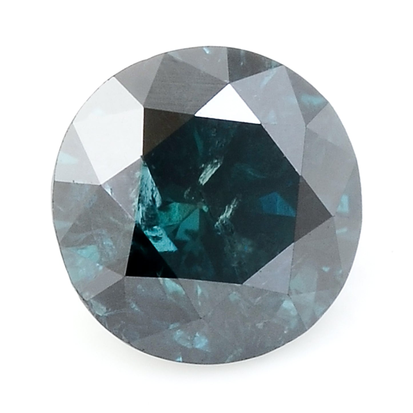 0.32 Blue Diamond Round Loose Gemstone