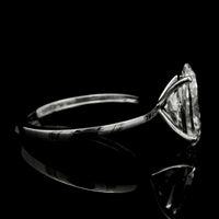 3.05 Carats Lab Grown Diamond 14K Gold Ring