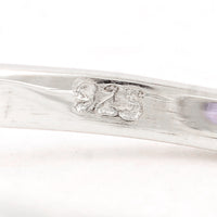 1.47 Ct Oval Amethyst 925 Sterling Silver Ring