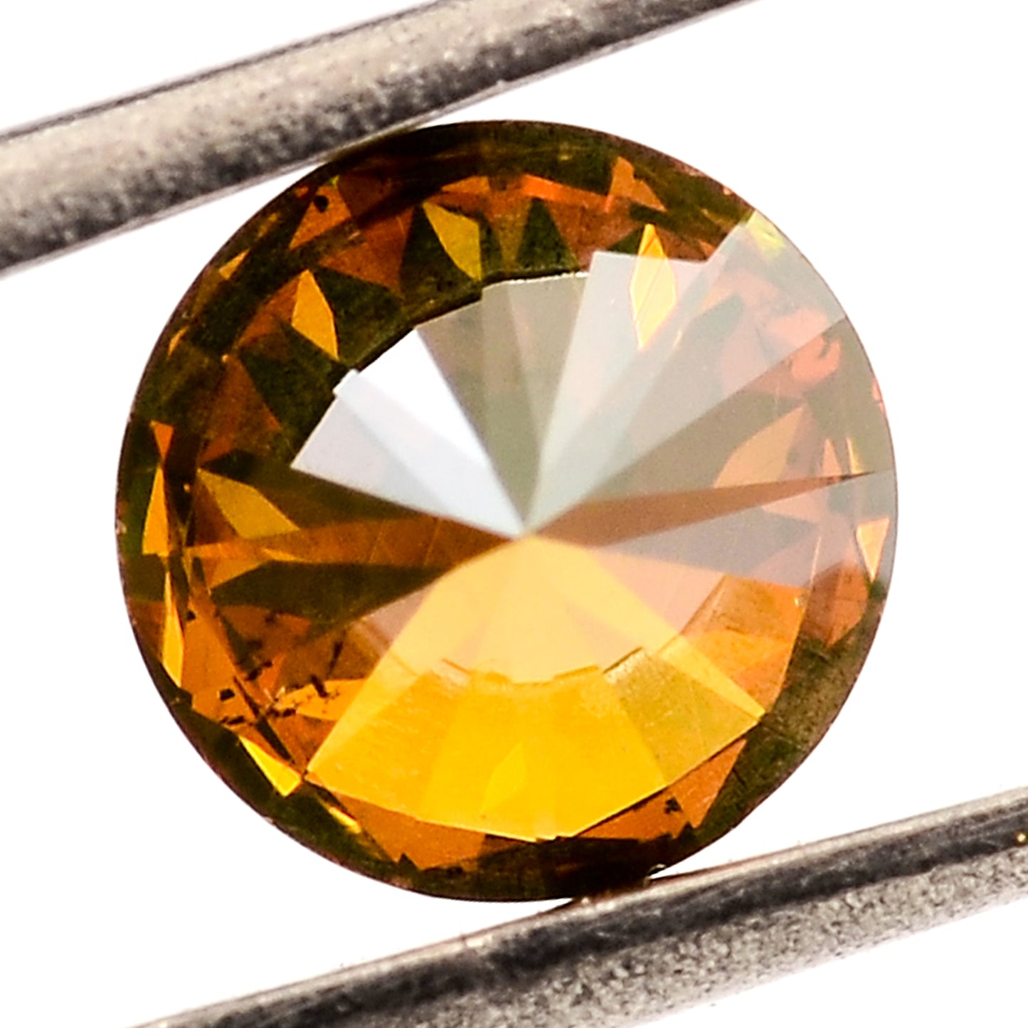0.40 Red Diamond Round Loose Gemstone