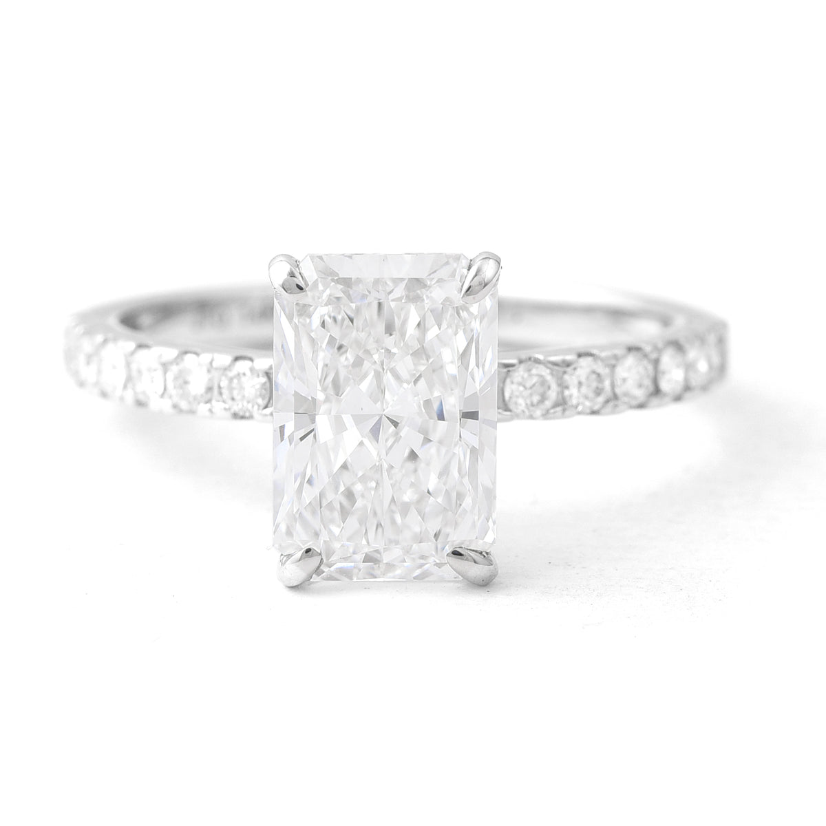 2.83 Carats Lab Grown Diamond 14K Gold Ring