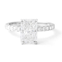 2.83 Carats Lab Grown Diamond 14K Gold Ring