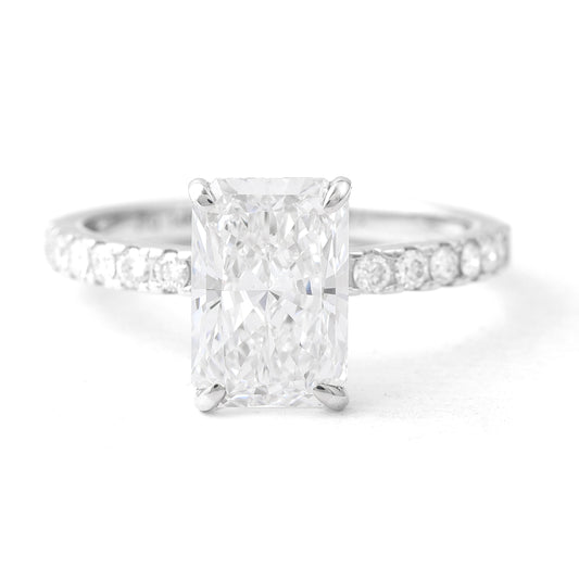 2.83 Carats Lab Grown Diamond 14K Gold Ring