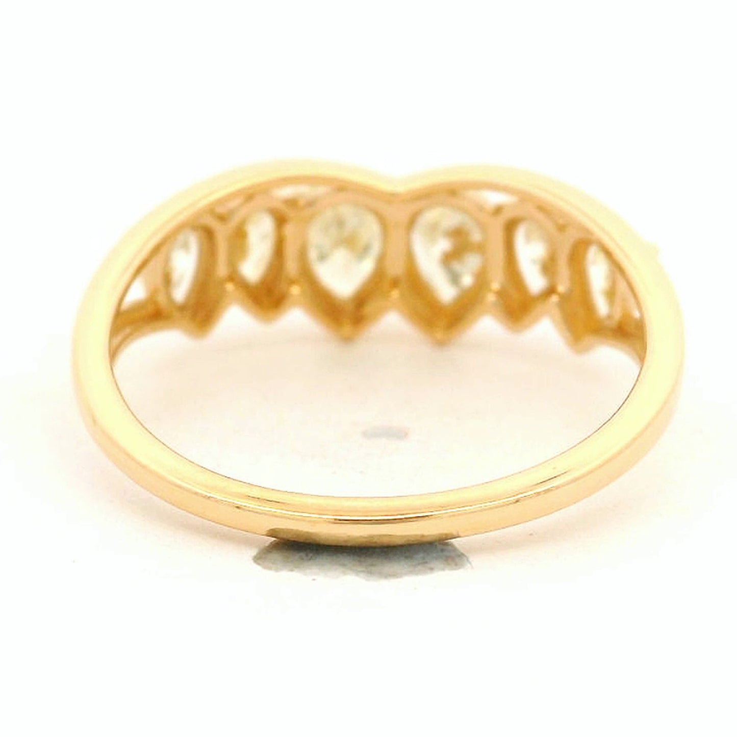 1.17 Ct Pear Diamond 14K Gold Ring