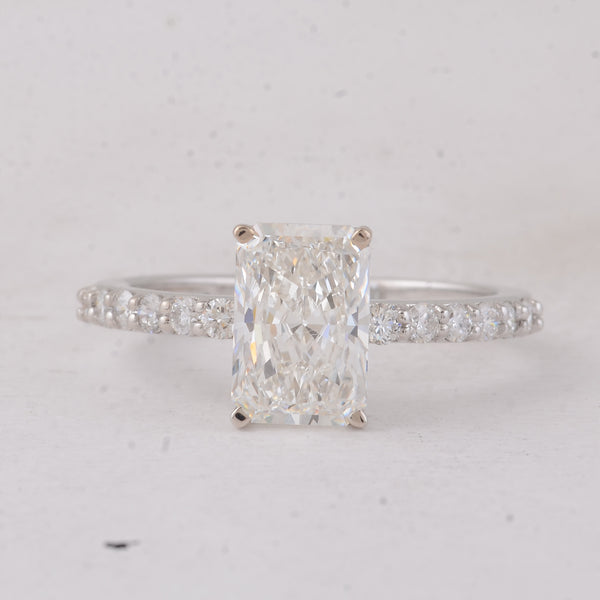 2.35 Carats Lab Grown Diamond 14K Gold Ring