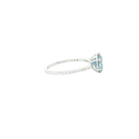 1.65 Carats Blue Lab Grown Diamond 14K Gold Ring