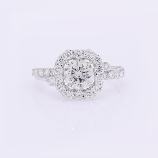 2.04 Carats Lab Grown Diamond 14K Gold Ring