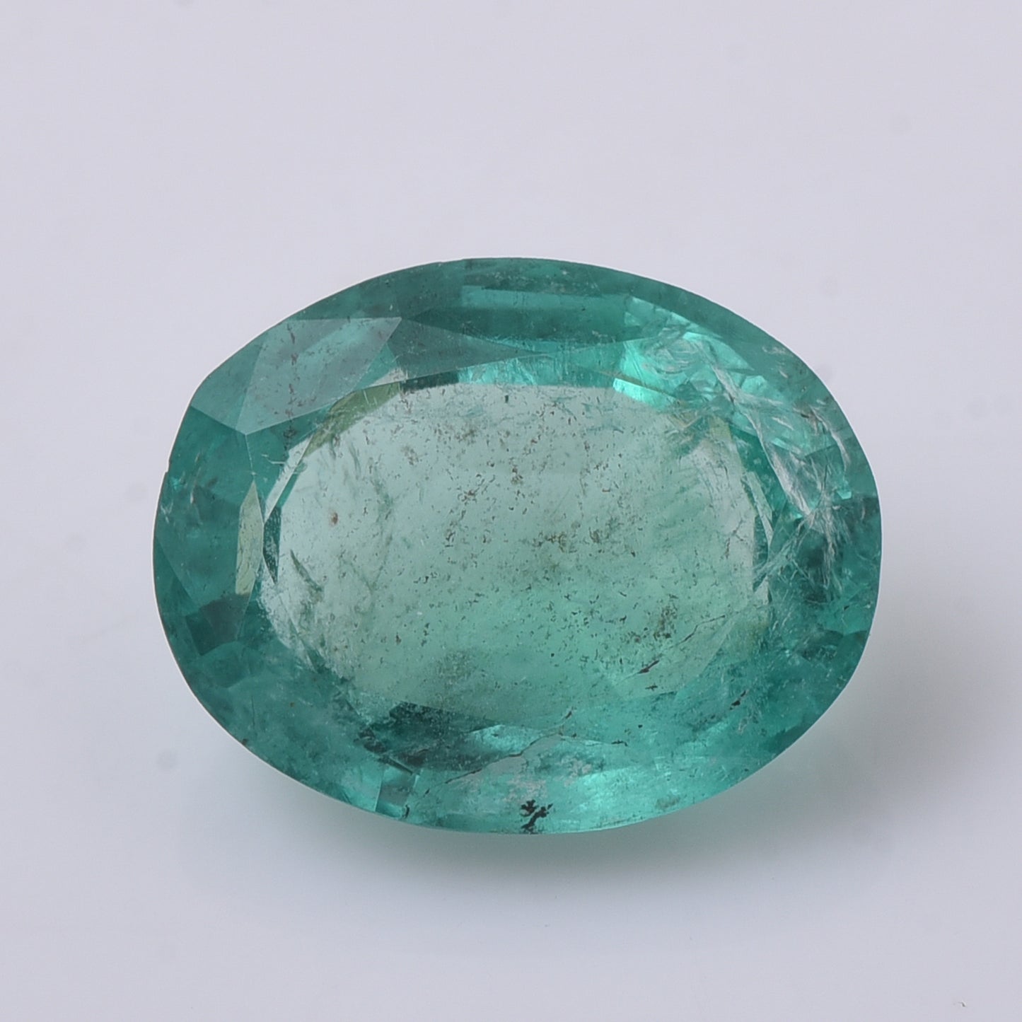 2.99 Natural Beryl Emerald Oval Mixed Cut Gemstone