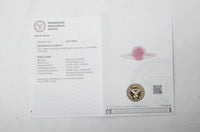 2.81 Ct Round Mixed Cut Natural Corundum Ruby 14K Gold Ring