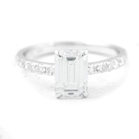 2.46 Carats Lab Grown Diamond 14K Gold Ring