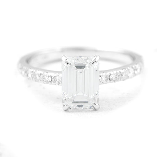 2.46 Carats Lab Grown Diamond 14K Gold Ring