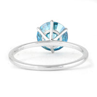 2.00 Carats Blue Lab Grown Diamond 14K Gold Ring