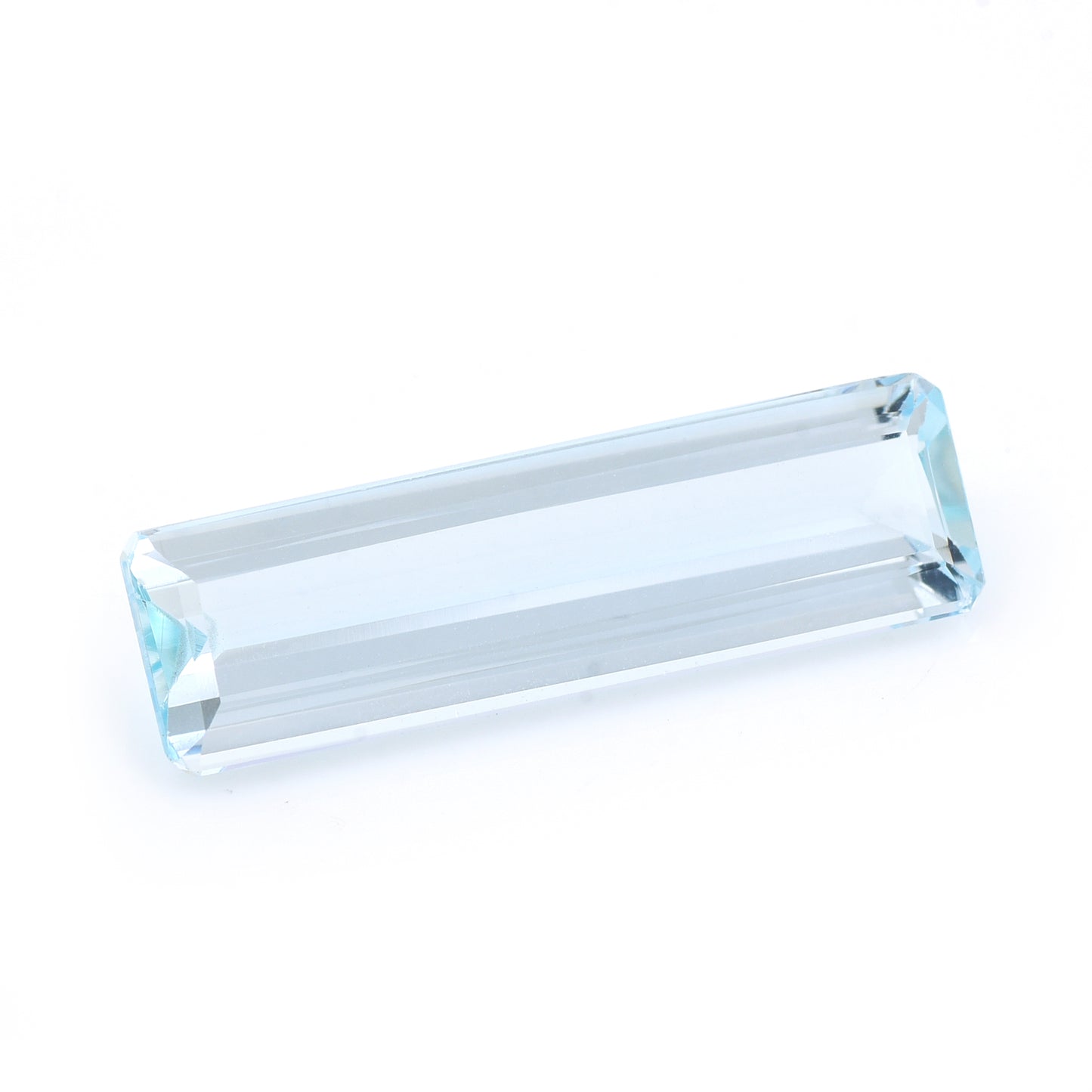 5.93 Natural Beryl Aquamarine Emerald Cut Gemstone