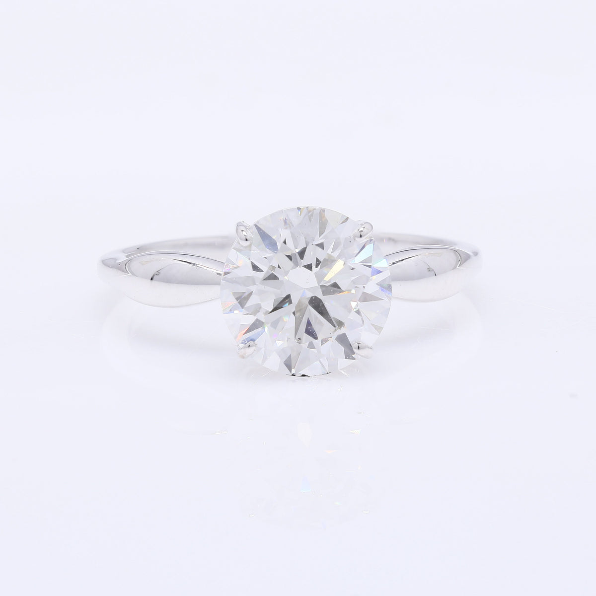 2.58 Carats Lab Grown Diamond 14K Gold Ring