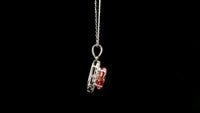 3.06 Carats Pink Lab Grown Diamond 14K Gold Pendant