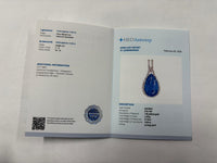 5.19 Ct Pear Mixed Cut Natural Tanzanite 14K Gold Pendant