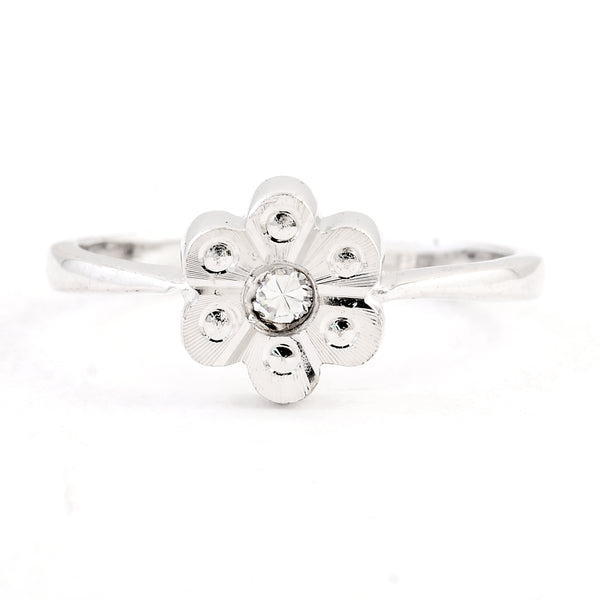 0.00 Ct Plain 925 Sterling Silver Ring