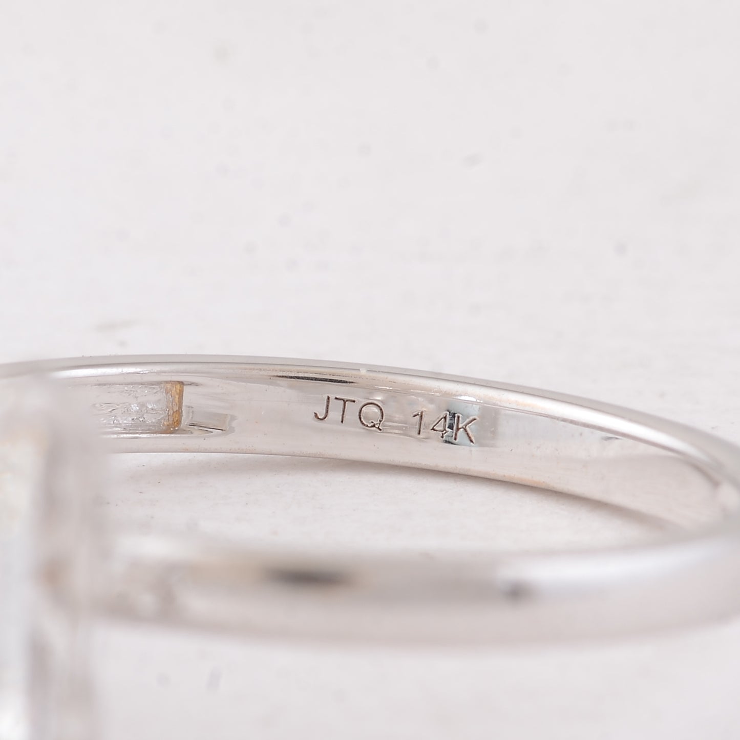 3.08 Carats Lab Grown Diamond 14K Gold Ring