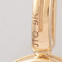 3.25 Ct Oval Tourmaline 9K Gold Pendant