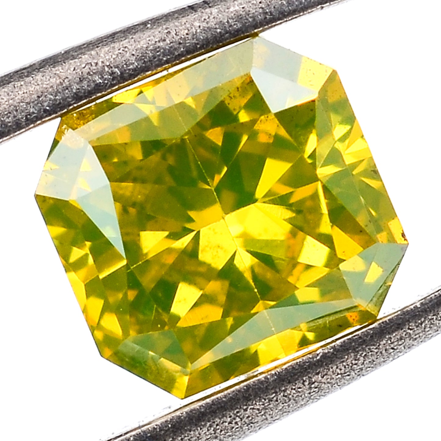 0.37 Yellow Diamond Octagon Loose Diamond
