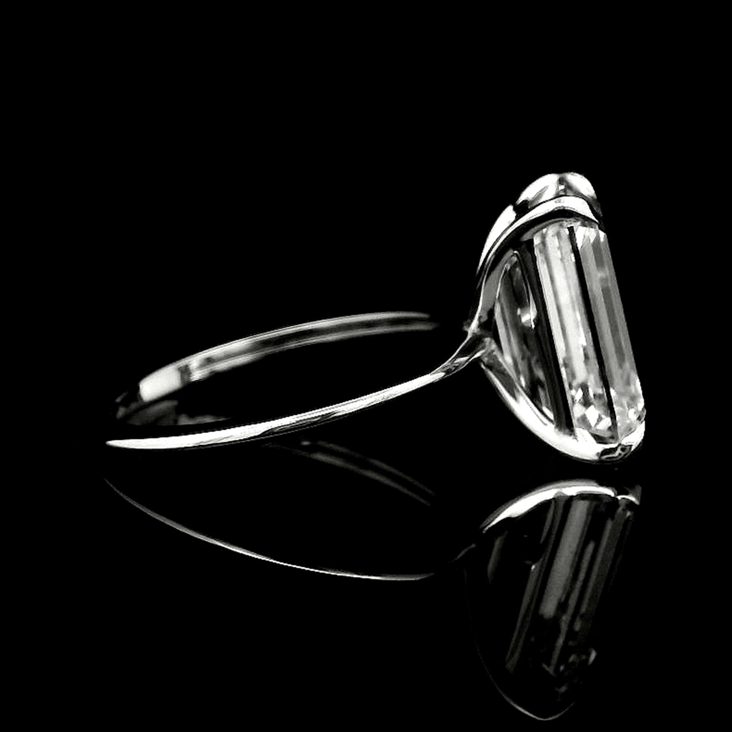6.30 Carats Lab Grown Diamond 14K Gold Ring