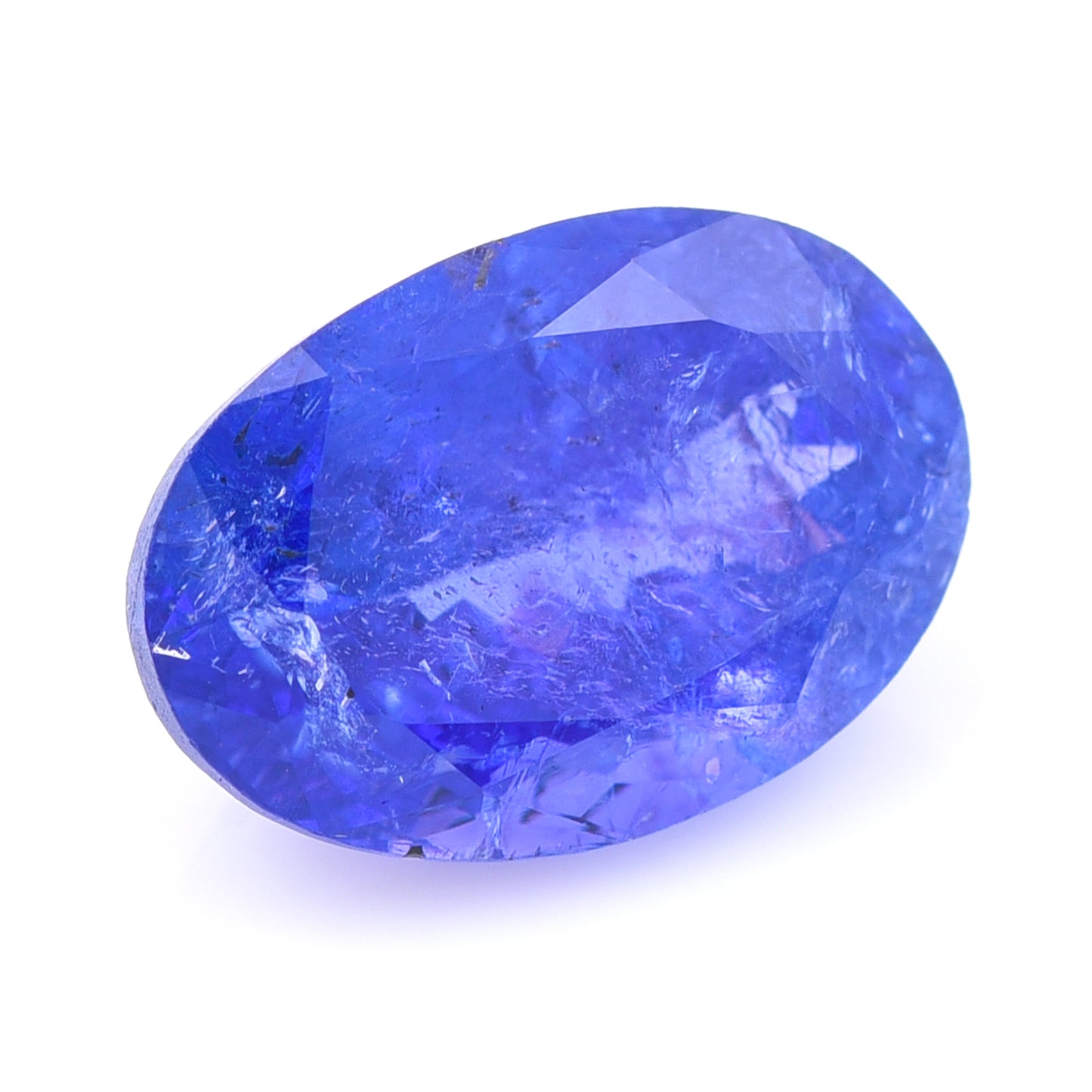 5.12 Natural Zoisite Tanzanite Oval Mixed Cut Gemstone