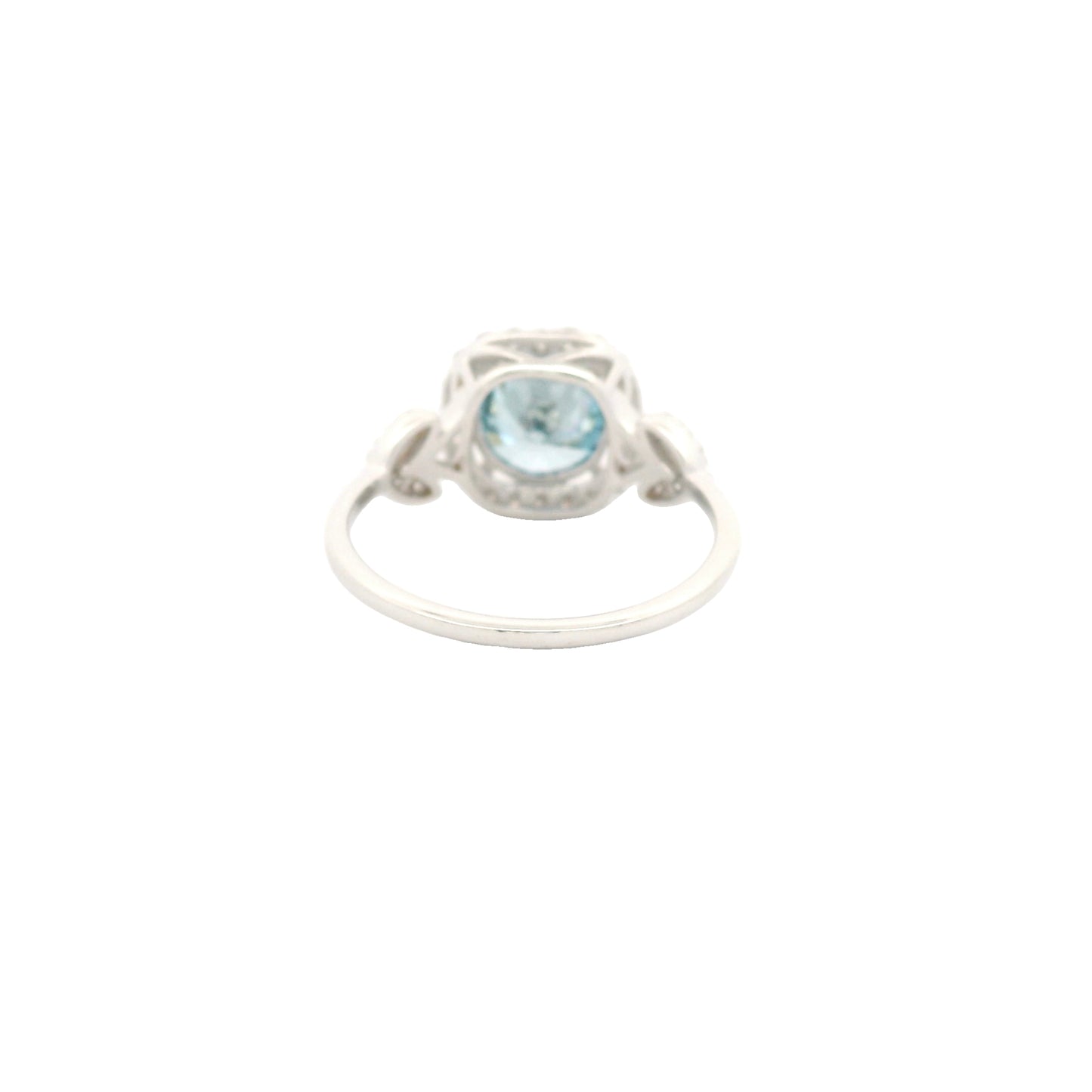 1.87 Carats Blue Lab Grown Diamond 14K Gold Ring
