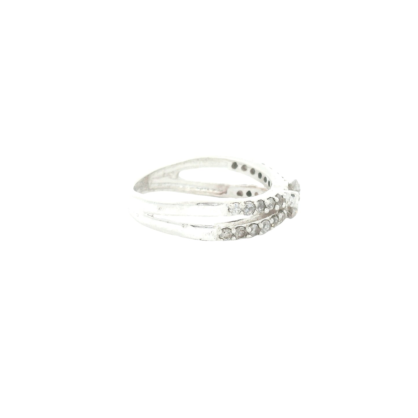 2.54 Ct Cubic Zirconia 925 Sterling Silver Ring