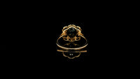 2.37 Ct Oval Natural Sapphire 14K Gold Ring
