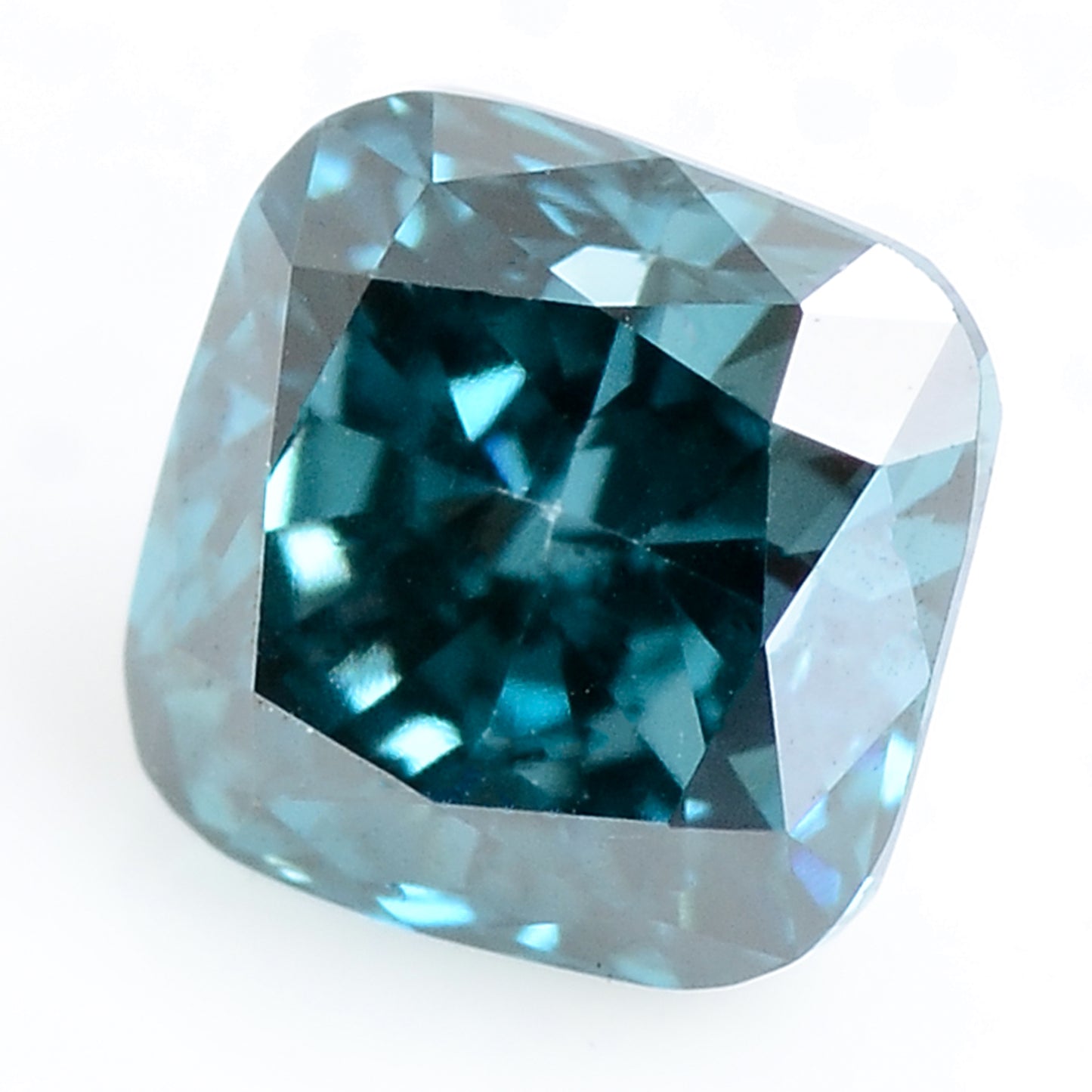 0.27 Carat Blue Diamond Cushion Loose Gemstone