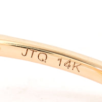 2.43 Ct Oval Cabochon Natural Beryl Emerald 14K Gold Ring