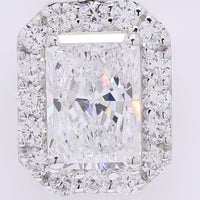 2.36 Carats Lab Grown Diamond 14K Gold Pendant