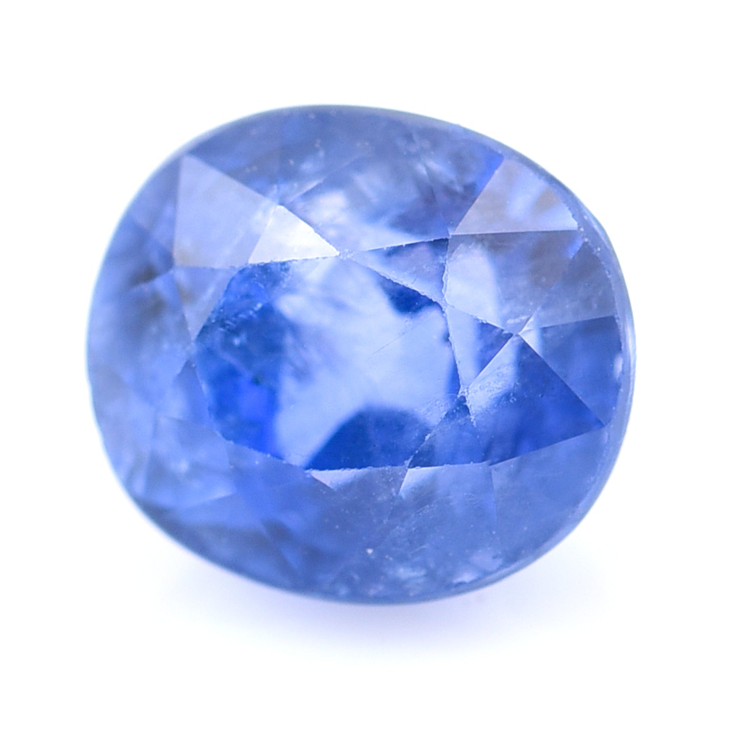 2.12 Natural Corundum Sapphire Oval Mixed Cut Gemstone
